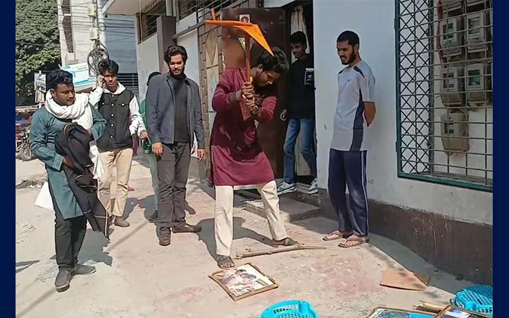 নওগাঁয় জাতীয় পার্টির মিটিং পণ্ড, অফিস ভাঙচুর