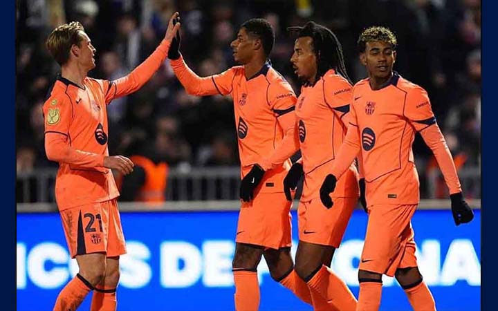 তৃতীয় সারির দলের বিপক্ষে কষ্টার্জিত জয় বার্সেলোনার