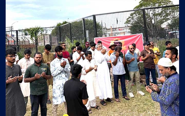 ওসমান হাদির স্মরণে সিডনিতে দোয়া ও গায়েবানা জানাজা