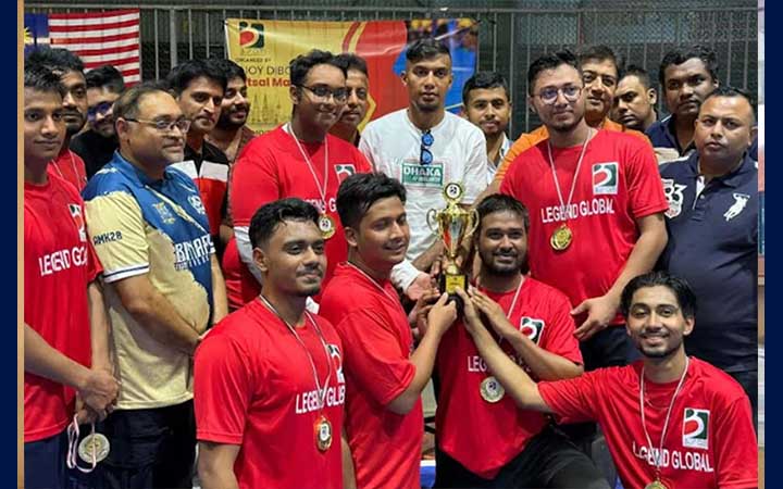 মালয়েশিয়ায় প্রীতি ফুটসাল ম্যাচে জামাল ভূঁইয়ার গোলে সবুজ দলের জয়