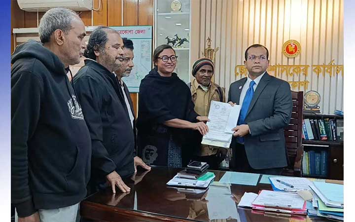 নেত্রকোনায় ৩ জনের মনোনয়ন দাখি