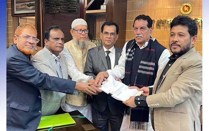 নরসিংদী-১ আসনে খায়রুল কবির খোকনের মনোনয়নপত্র জমা