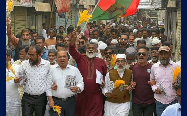 ধানের শীষের বিজয় নিশ্চিত করাই আমাদের অঙ্গীকার: খোরশেদ