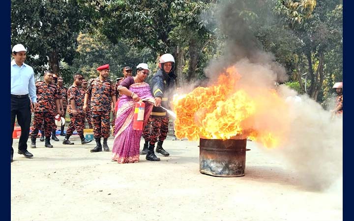 কুড়িগ্রামে জাতীয় দুর্যোগ প্রস্তুতি দিবস পালিত