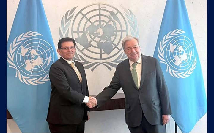 বাংলাদেশের প্রতি অব্যাহত সমর্থন-সংহতি পুনর্ব্যক্ত জাতিসংঘ মহাসচিবের
