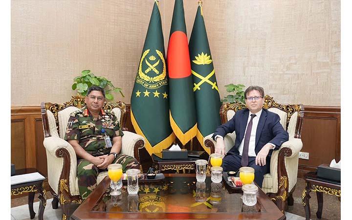 সেনাপ্রধানের সঙ্গে তুরস্কের রাষ্ট্রদূতের সাক্ষাৎ