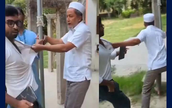 এক শিক্ষককে আরেক শিক্ষকের মারধর, ভিডিও ভাইরাল