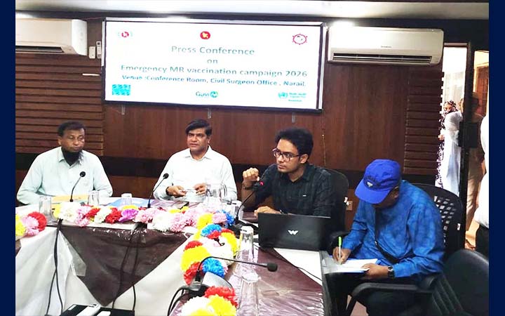 নড়াইলে হাম-রুবেলার টিকা পাবে ৭৭ হাজারের বেশি শিশু