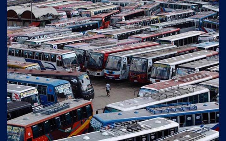 পরিবহনে বছরে ৩৫০০ কোটি রাজস্ব হারাচ্ছে সরকার