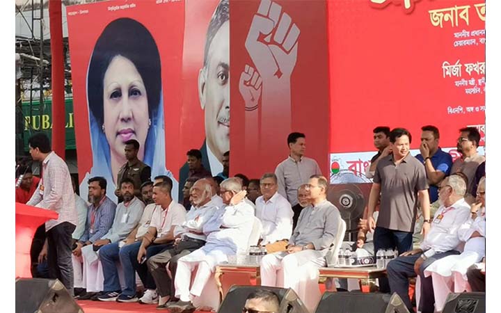 নয়াপল্টনের শ্রমিক সমাবেশে প্রধানমন্ত্রী