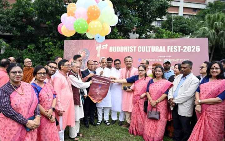 ঢাকা বিশ্ববিদ্যালয়ে ‘১ম বুদ্ধিস্ট কালচারাল ফেস্ট’  অনুষ্ঠিত