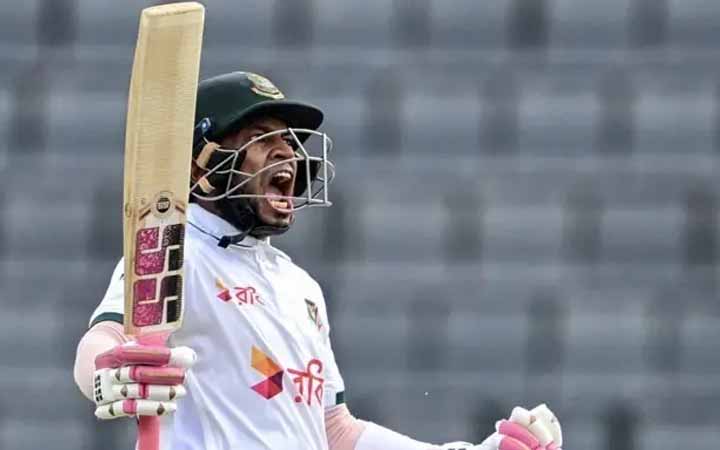 পাকিস্তানকে ৪৩৭ রানের টার্গেট দিয়ে, বাংলাদেশ ৩৯০ রানে অলআউট