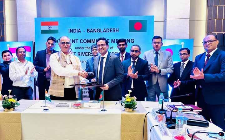 ভারত-বাংলাদেশ যৌথ নদী কমিশনের বৈঠক