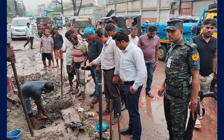 টঙ্গীতে অবৈধ গ্যাস সংযোগ বিচ্ছিন্ন, কারখানাকে জরিমানা