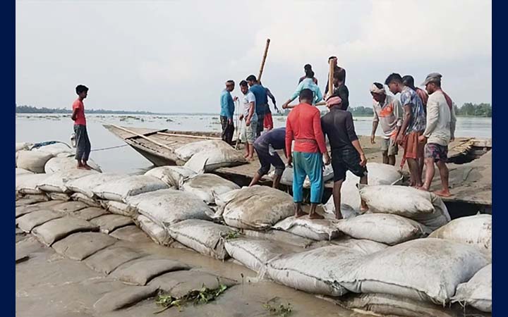কুড়িগ্রামে নদ-নদীর পানি বাড়ছে