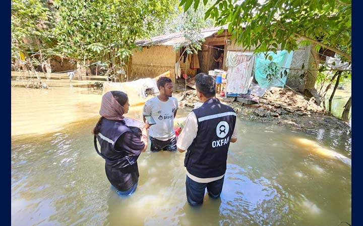 বন্যায় ক্ষতিগ্রস্তদের জন্য অক্সফ্যামের ১ কোটি ২০ লাখ টাকা বরাদ্দ