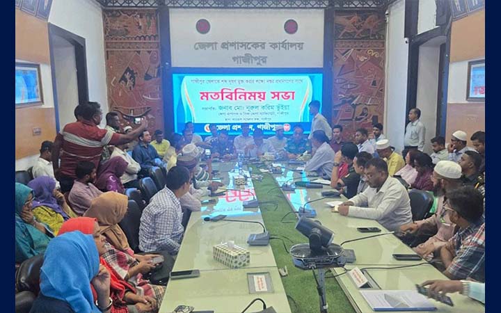 গাজীপুরে বিনা হর্নে গাড়ি চালানোর নির্দেশ ডিসির
