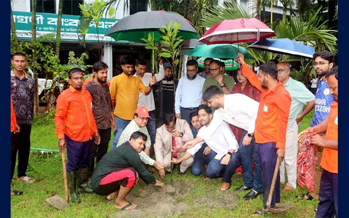 গোবিপ্রবিতে সপ্তাহব্যাপী বৃক্ষরোপণ কর্মসূচি