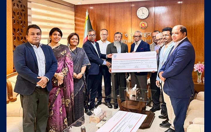 শ্রমিক কল্যাণ ফাউন্ডেশনে ৭ কোটি ৫৯ লাখ টাকা দিলো ইউনিলিভার