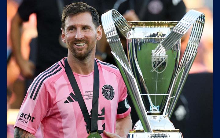 টানা দ্বিতীয়বার সেরা খেলোয়াড় মেসি