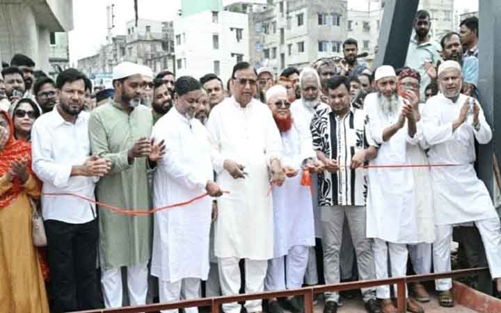 ২৫ দিনে সংস্কার, খুলে দেওয়া হলো কামরাঙ্গীরচর লোহার ব্রিজ
