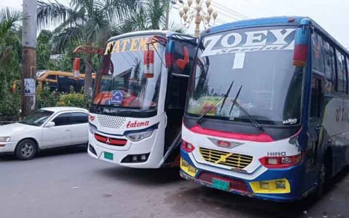 ২৬ ঘণ্টা পর রাজশাহী থেকে সারাদেশে বাস চলাচল শুরু