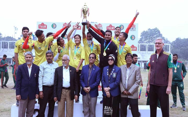 রিকার্ভে বিকেএসপি, কম্পাউন্ডে আর্মি ক্লাব চ্যাম্পিয়ন