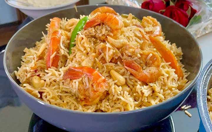আজকের রেসিপিঃ চিংড়ি পোলাও