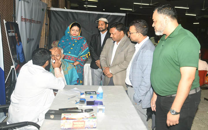 নোবিপ্রবিতে বিনামূল্যে চক্ষু চিকিৎসা ও সেবা ক্যাম্প অনুষ্ঠিত