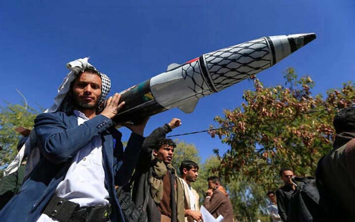 ইয়েমেন থেকে ইসরায়েলে ব্যালিস্টিক মিসাইল হামলা