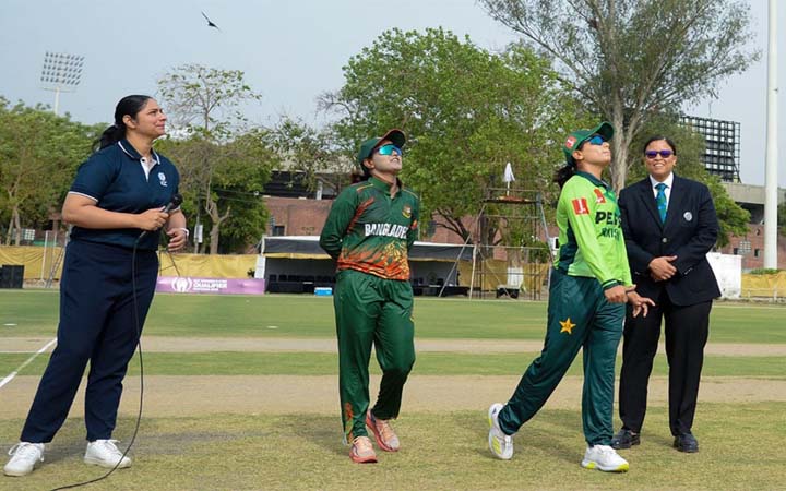 পাকিস্তানের বিপক্ষে ব্যাটিংয়ে বাংলাদেশ