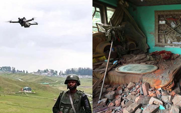 ভারতের ৩৬ স্থানে ৪০০ ড্রোন হামলা চালিয়েছে পাকিস্তান, দাবি দিল্লির