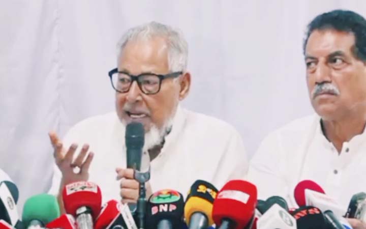 নজরুল ইসলামের মন্তব্য জনগণের ওপর পিআর পদ্ধতি চাপিয়ে দেওয়ার চেষ্টা চলছে