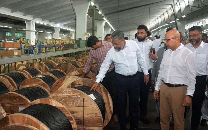 দেশে ফাইবার অপটিক্যাল কেবলশিল্পের অমিত সম্ভাবনা রয়েছে : ফয়েজ আহমদ তৈয়্যব