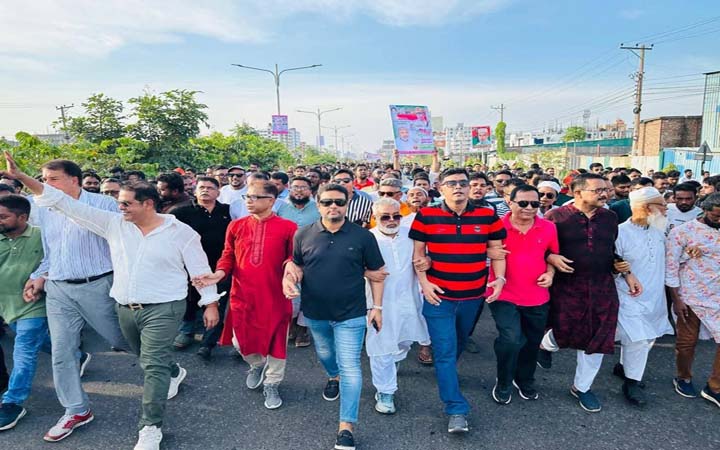 নারায়ণগঞ্জে বিএনপির প্রতিষ্ঠাবার্ষিকী উপলক্ষে র‌্যালি