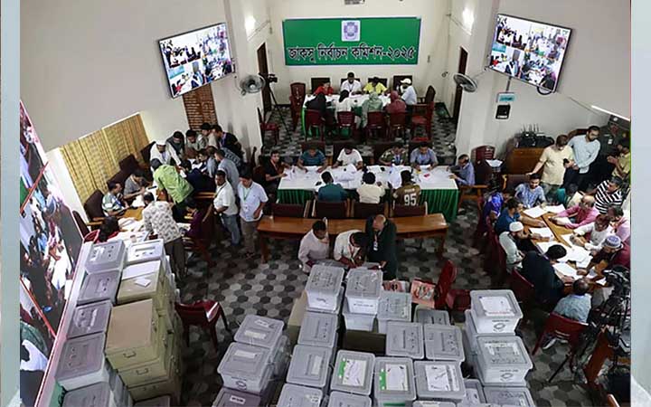জাকসুর চূড়ান্ত ফল রাত ১১টার মধ্যে ঘোষণার আশা নির্বাচন কমিশনের