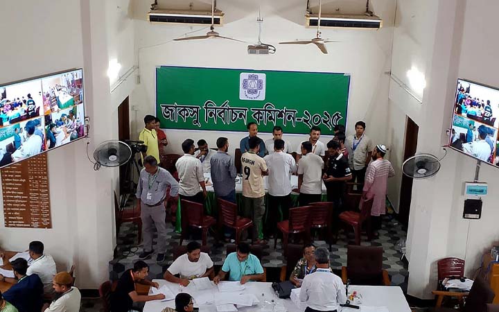জাকসু নির্বাচনের ভোট গণনা শেষ, এবার ফলাফলের অপেক্ষা