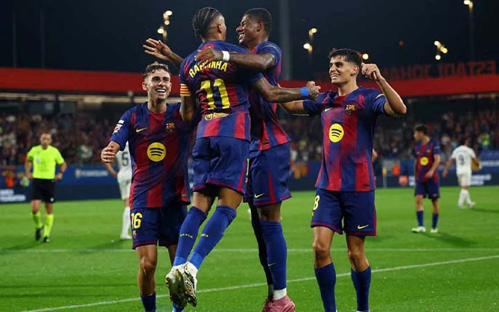 ভ্যালেন্সিয়াকে উড়িয়ে দিল বার্সেলোনা