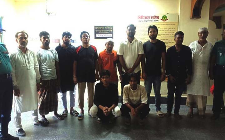 চট্টগ্রামে ছাত্রলীগের কয়েক সেকেন্ডের মিছিল, গ্রেপ্তার ১১ নেতাকর্মী