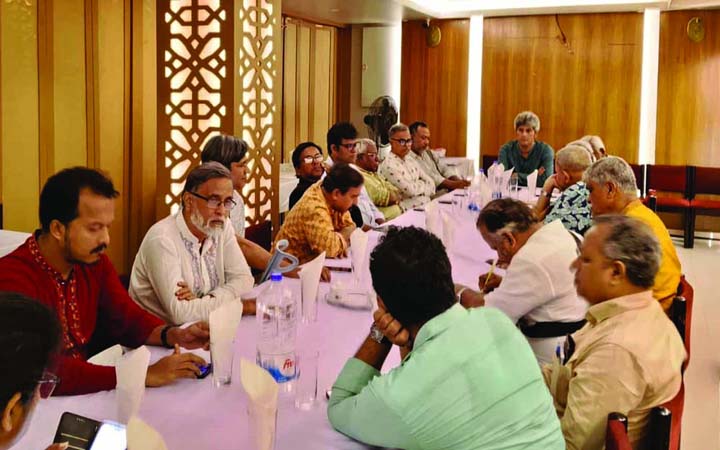 পাঁচ দলের সঙ্গে গণতন্ত্র মঞ্চের বৈঠক