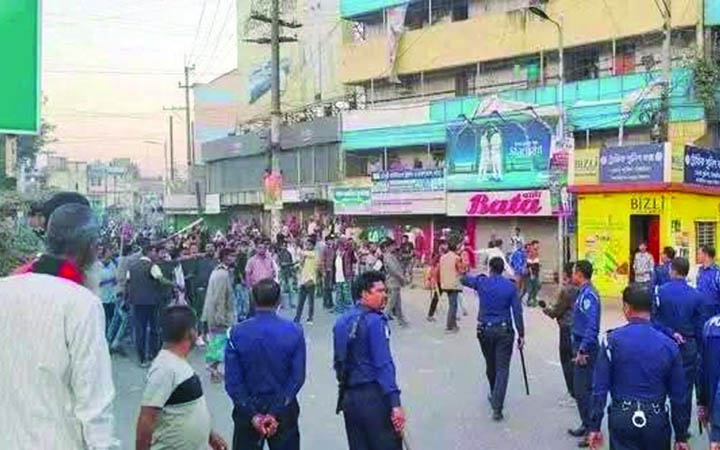 টাঙ্গাইল-১ আসনের মধুপুরে বিএনপির দুই গ্রুপে সংঘর্ষ, ধাওয়া–পালটা ধাওয়া