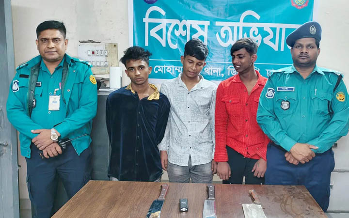 রাজধানীর মোহাম্মদপুরের শীর্ষ ছিনতাইকারী পিচ্চি আবির গ্রেফতার