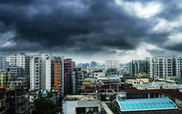 আজ মেঘলা থাকতে পারে ঢাকার আকাশ