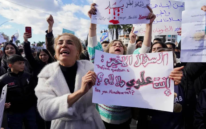 সিরিয়ার বিভিন্ন শহরে বিক্ষোভ