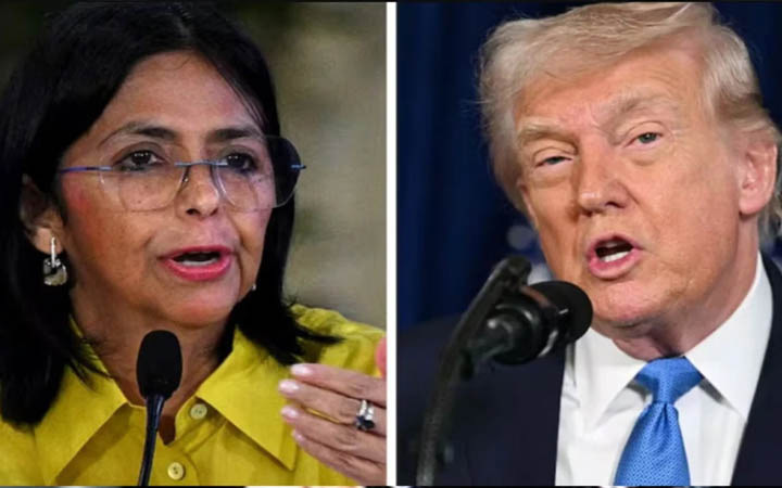 এবার ভেনেজুয়েলার অন্তর্বর্তী প্রেসিডেন্টকে ট্রাম্পের হুঁশিয়ারি