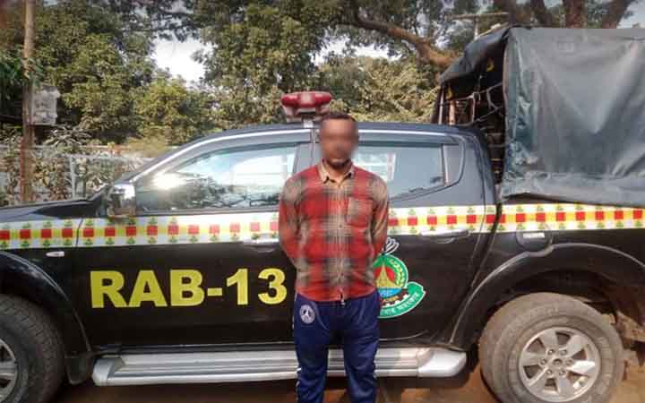 গাইবান্ধায় মাদক মামলায় সাজাপ্রাপ্ত আসামি শফিউল ইসলাম সুমন গ্রেপ্তার