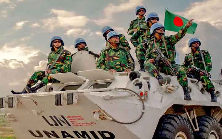 বিশ্ব শান্তি রক্ষায় অনন্য বাংলাদেশ সেনাবাহিনী