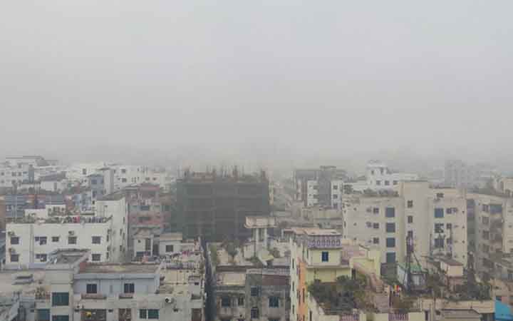 মেঘলা থাকবে ঢাকার আকাশ