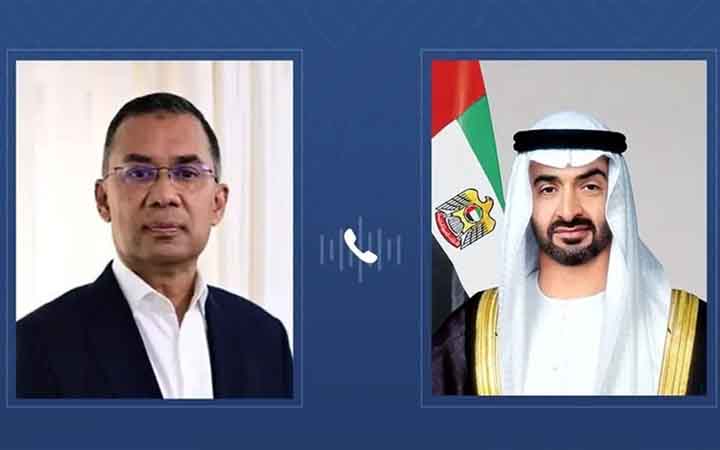 আমিরাতের প্রেসিডেন্টের সঙ্গে তারেক রহমানের ফোনালাপ