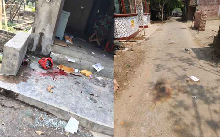 চাঁপাইনবাবগঞ্জে সালিশ চলাকালে সংঘর্ষ : ককটেল বিস্ফোরণ ও অগ্নিসংযোগ